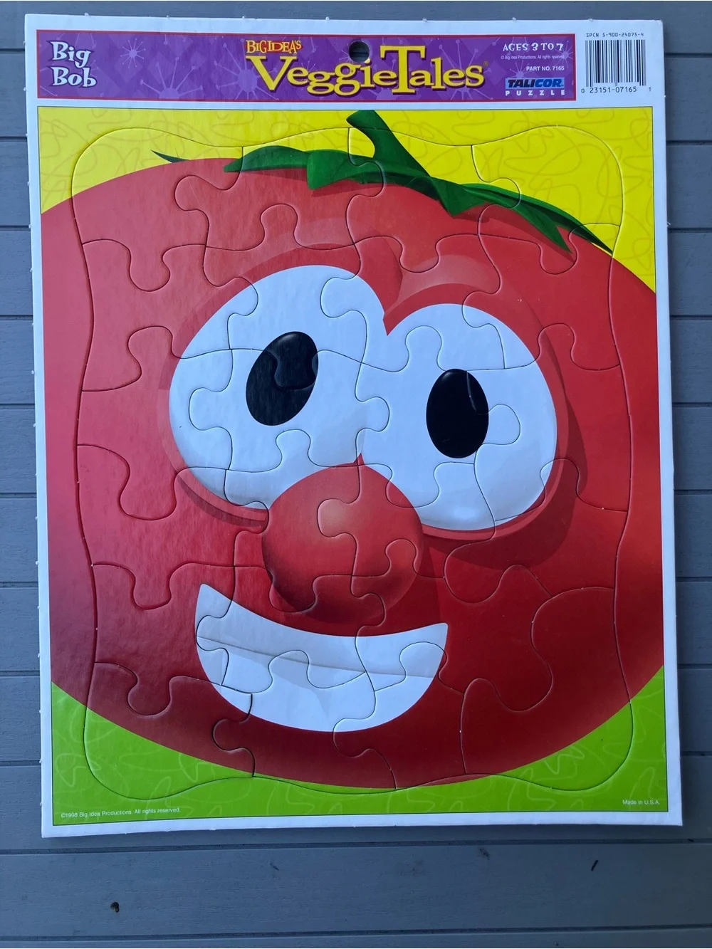 1998 VeggieTales Puzzle Set Bob Larry Talicor Puzzles Complete Big Idea